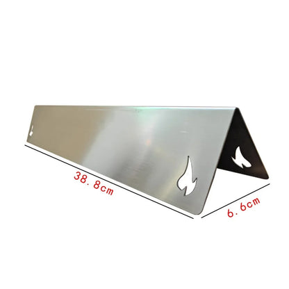 bbqdeals Stainless Steel Seasoning Bars Replacement Set for Weber Spirit 2