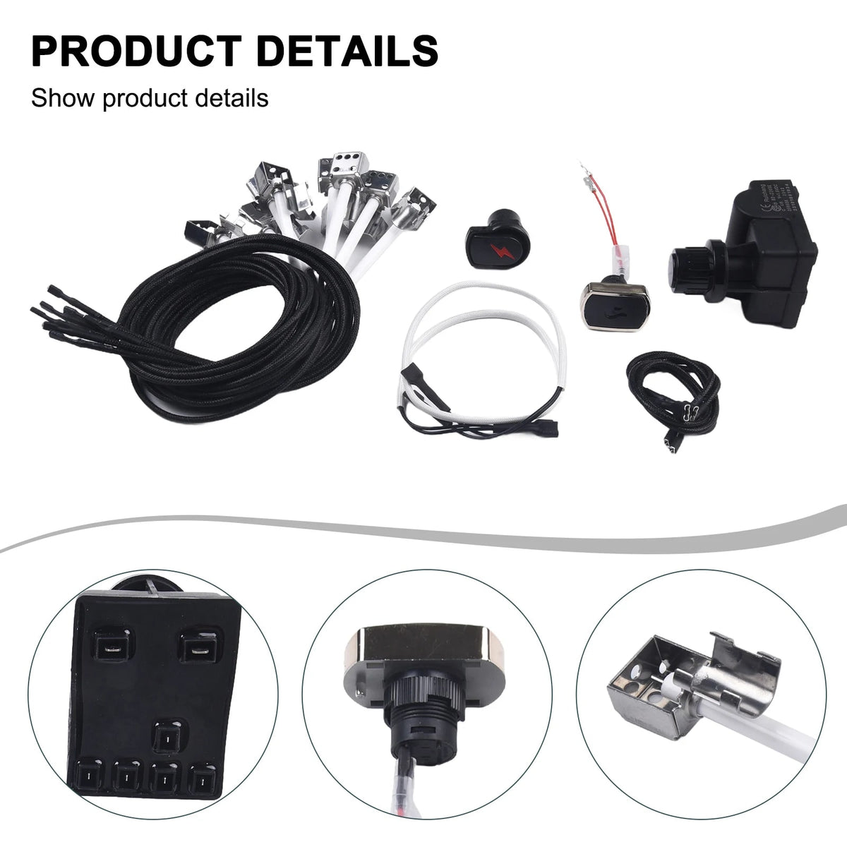 Electronic Ignition Module Kit for Char-Broil Ignition Systems 9446392, 2, 4 or 5 Heads