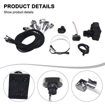 Electronic Ignition Module Kit for Char-Broil Ignition Systems 9446392, 2, 4 or 5 Heads
