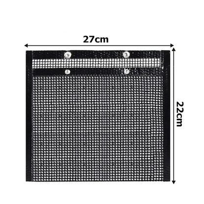 Reusable PTFE Non-Stick Mesh Grill Bag for BBQ, Charcoal or Gas Grill - 27x22cm