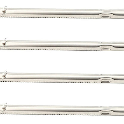 Stainless Steel Gas Grill Replacement Burner Assembly and Heat Shield Options
