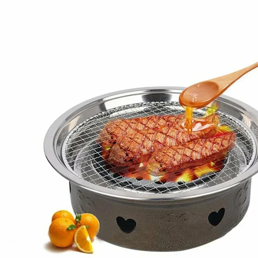 Round Metal Mesh BBQ Grill Racks, 5 Pack, 25cm, 28cm or 33cm