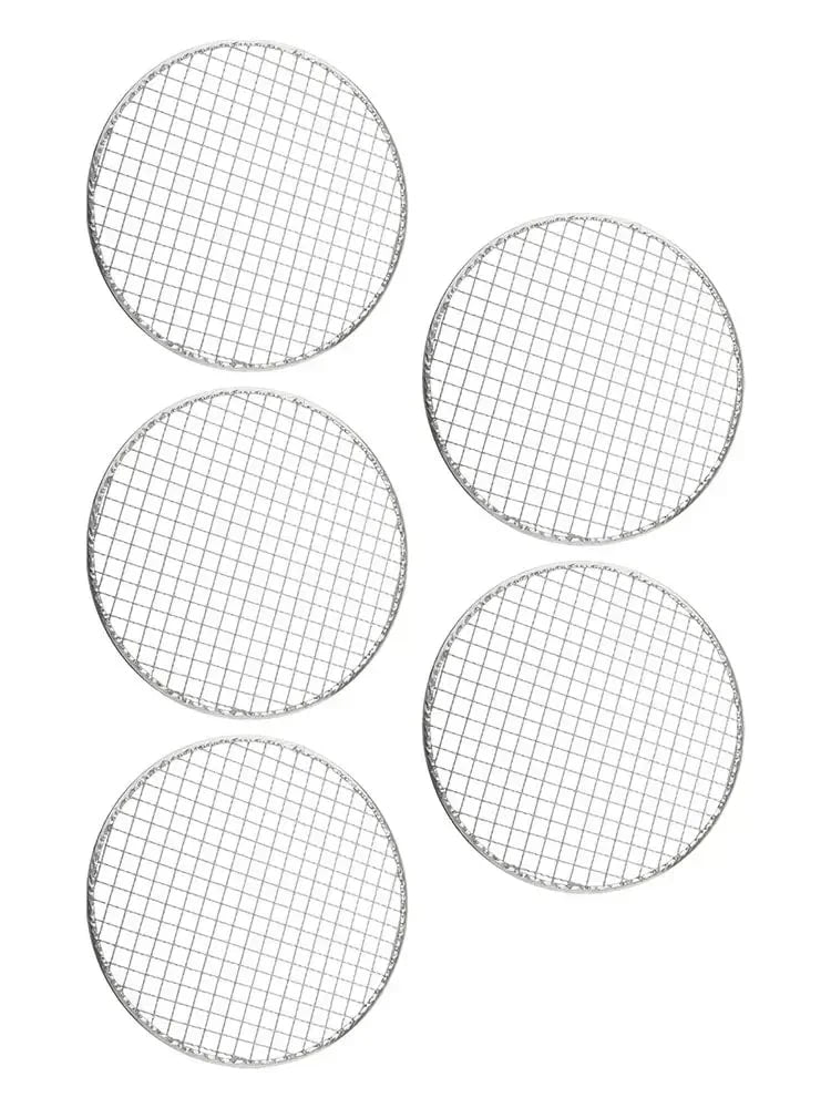Round Metal Mesh BBQ Grill Racks, 5 Pack, 25cm, 28cm or 33cm