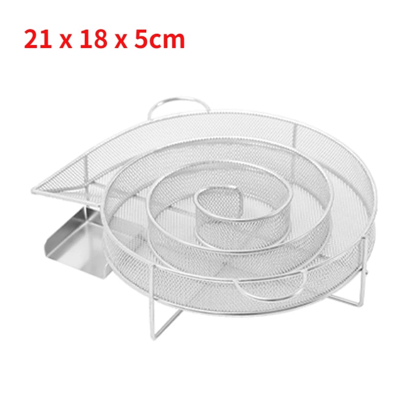 Stainless Steel Cold Smoke Generator for BBQ Grills and Smokers, Hot or Cold Smoking - Round