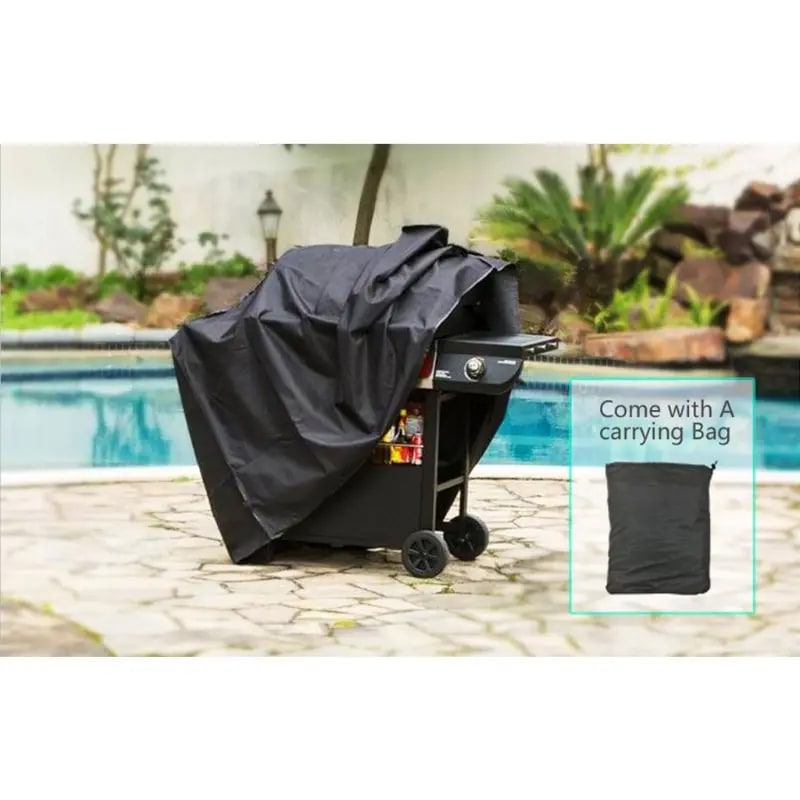 BBQ Grill Cover, Silver-Coated Polyester, Waterproof Weather Protection, Multiple Sizes