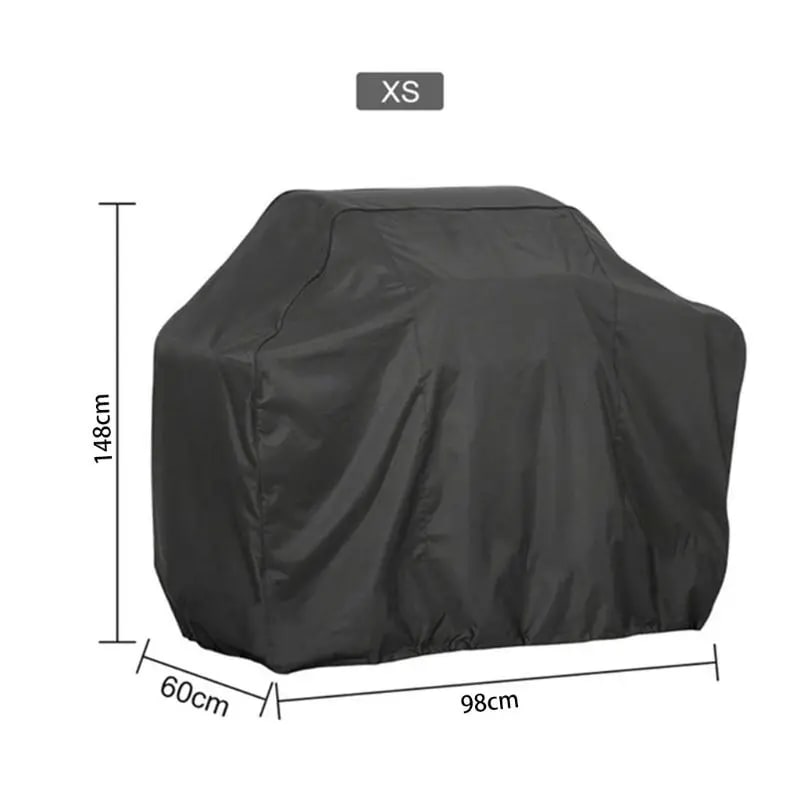BBQ Grill Cover, Silver-Coated Polyester, Waterproof Weather Protection, Multiple Sizes - 4