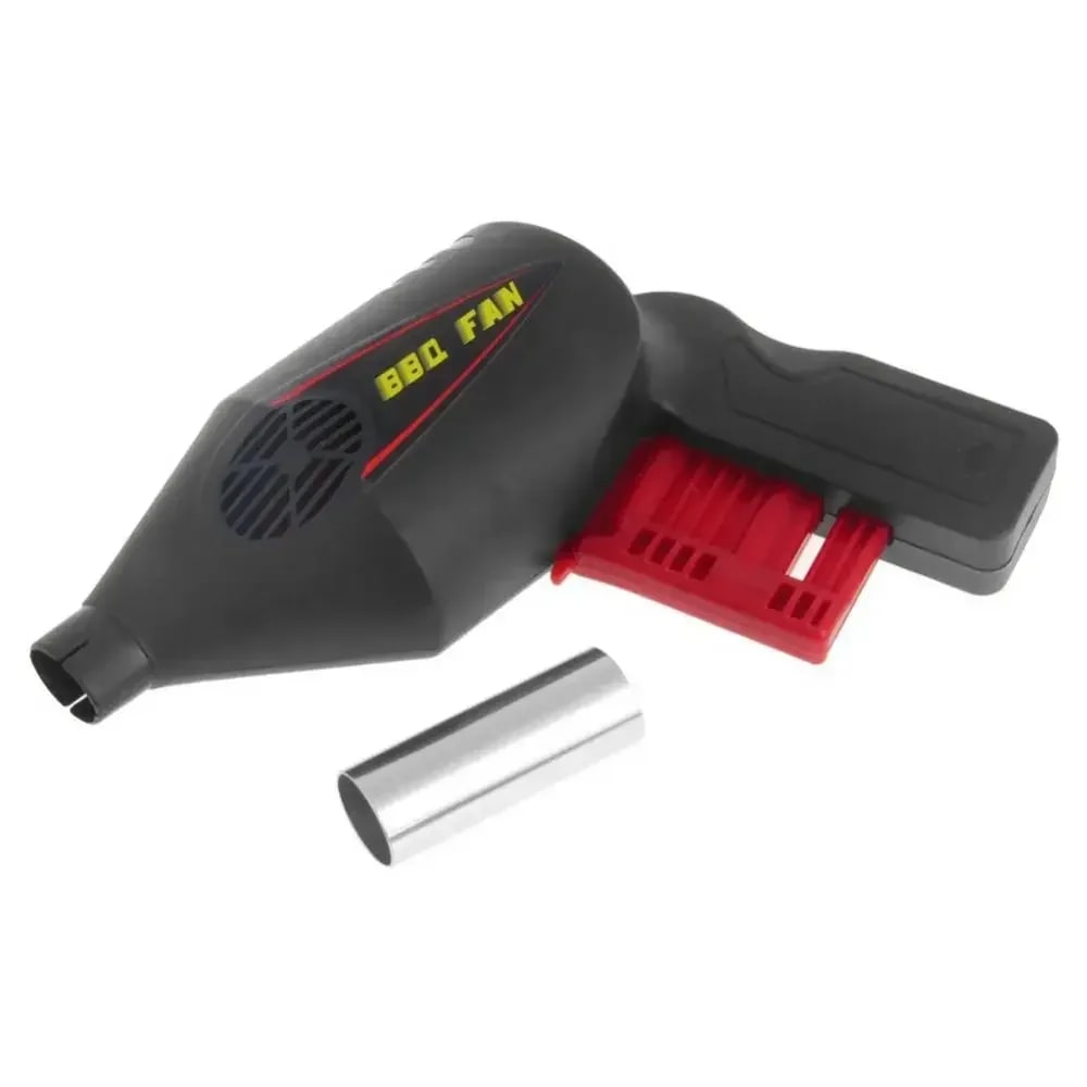 Manual BBQ Air Blower Fan, Portable Plastic Outdoor Cooking Fire Fan, 19cm