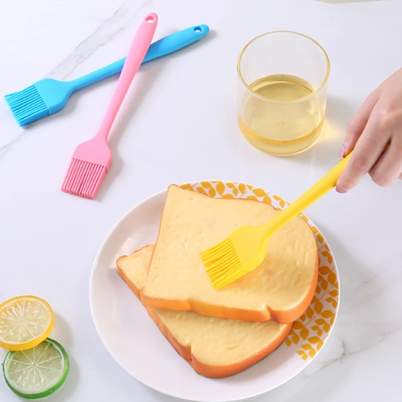 Silicone BBQ Basting Brush, 26cm or 20.5cm, Oil Brush for Cooking and Baking