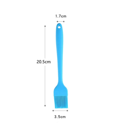 Silicone BBQ Basting Brush, 26cm or 20.5cm, Oil Brush for Cooking and Baking - 20.5cm--Blue