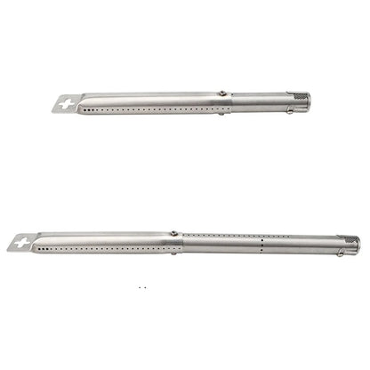 Adjustable Gas BBQ Burner Tubes, Metal, 30-45cm, 4-Piece Set