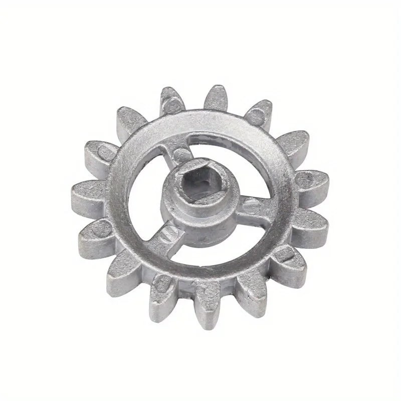 Rotating Barbecue Grill Gear Accessory, Silver, 5cm - 2pcs