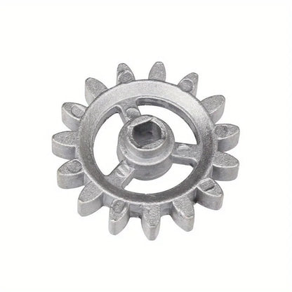 Rotating Barbecue Grill Gear Accessory, Silver, 5cm - 2pcs