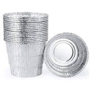 Disposable Grease Bucket Liners for Traeger Pellet BBQ Grills, Tin Foil, 10.5 x 12.5cm