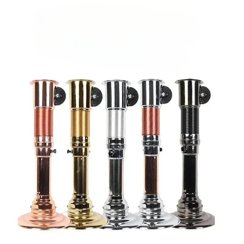 Korean BBQ Smoke Exhaust Pipe with Adjustable Vent, Stainless Steel, 90-240cm