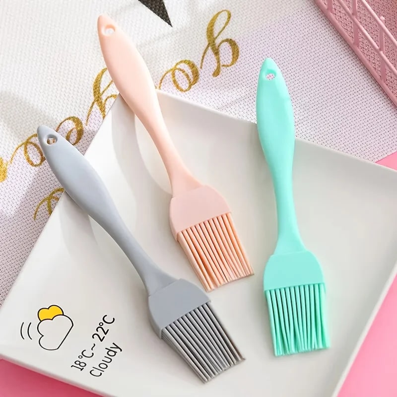 Silicone BBQ Basting Brush, 16.5cm, 1 or 3 Pack