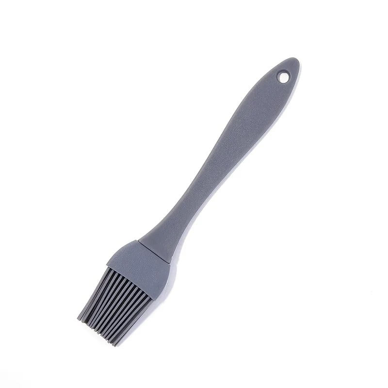 Silicone BBQ Basting Brush, 16.5cm, 1 or 3 Pack - 1PC Grey