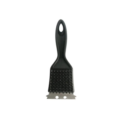 Stainless Steel Wire BBQ Grill Cleaning Brush with Scraper, 20.5cm