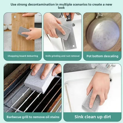 Barbecue Grill Cleaning Stone High-Pressure Sponge 10 x 7 x 4cm