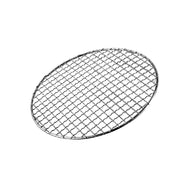 Stainless Steel Circular Barbecue Grill Net, High-Temperature Outdoor Cooking Rack, 25-40cm