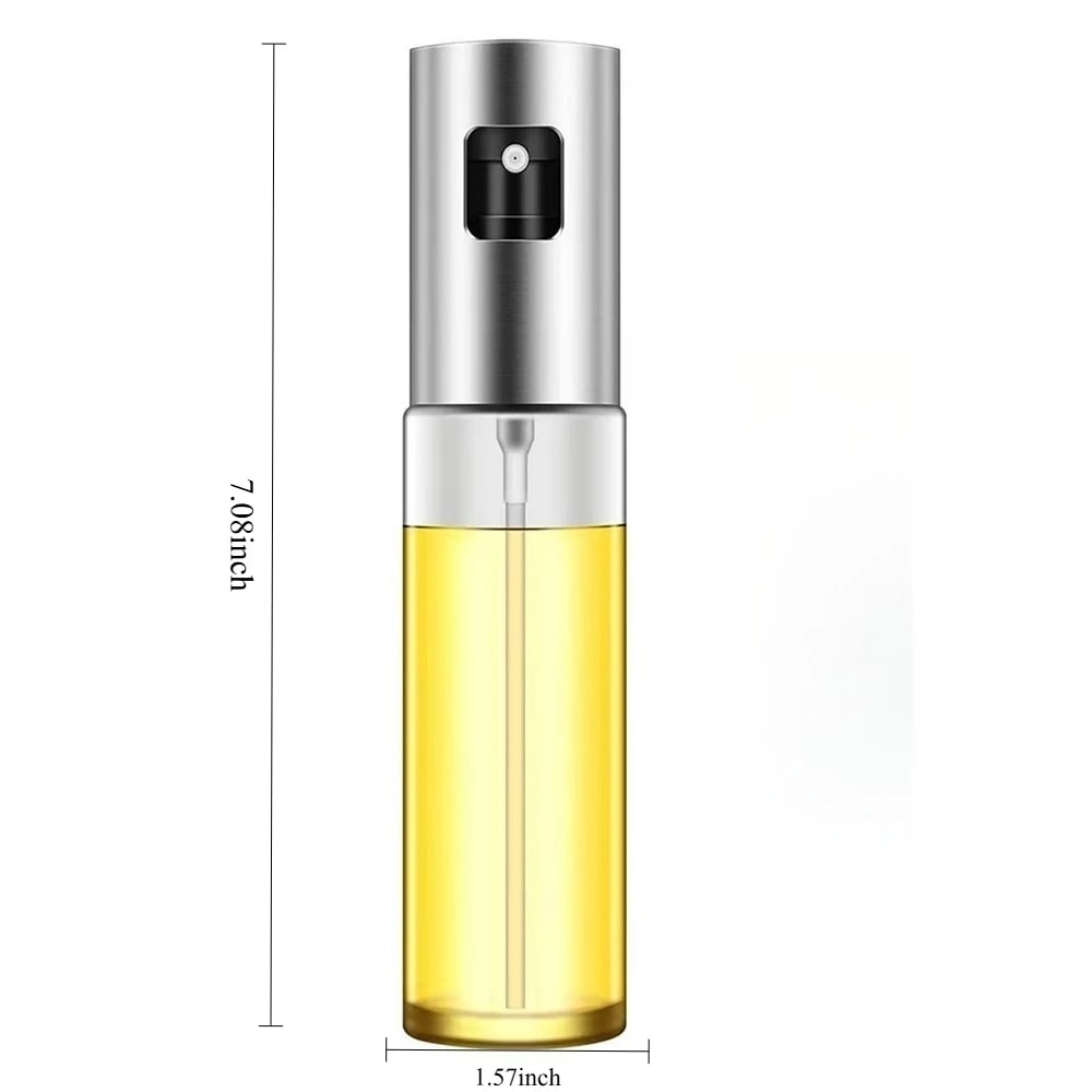 FEB.WIND Glass Oil Sprayer, 350ml, Stainless Steel Head for Cooking and BBQ