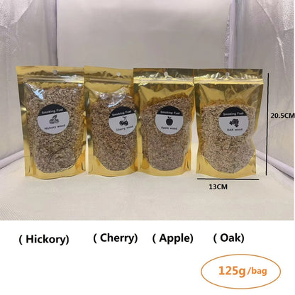 BBQ Smoking Wood Chips 125g-500g, Apple, Oak, Hickory & More