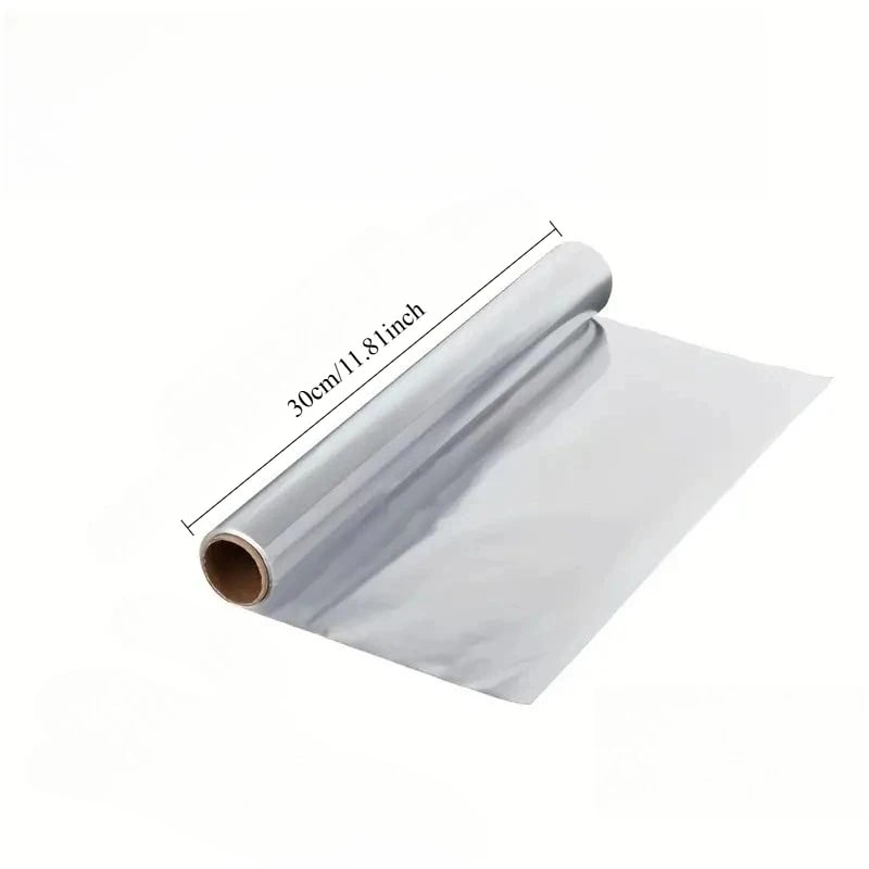 JOINHOT Aluminium Foil 10m x 30cm, Heavy-Duty Non-Stick Foil for BBQ, Baking and Grilling