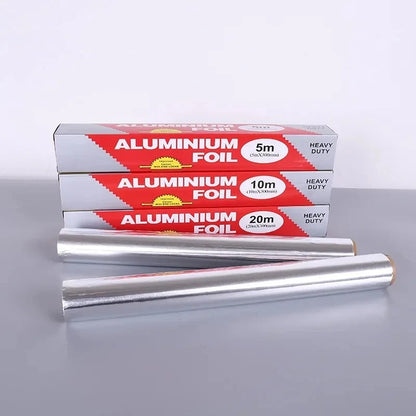 JOINHOT Aluminium Foil 10m x 30cm, Heavy-Duty Non-Stick Foil for BBQ, Baking and Grilling
