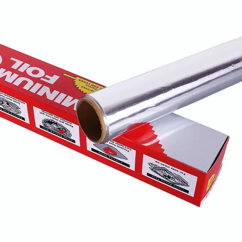 JOINHOT Aluminium Foil 10m x 30cm, Heavy-Duty Non-Stick Foil for BBQ, Baking and Grilling