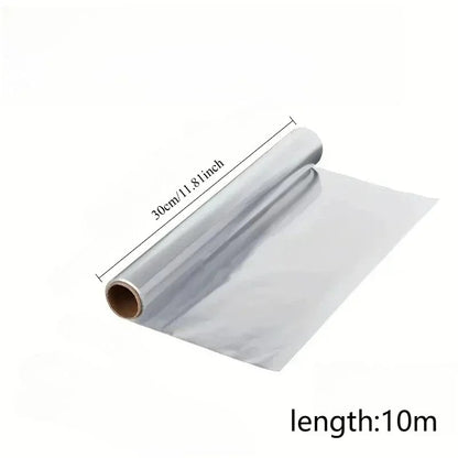 JOINHOT Aluminium Foil 10m x 30cm, Heavy-Duty Non-Stick Foil for BBQ, Baking and Grilling