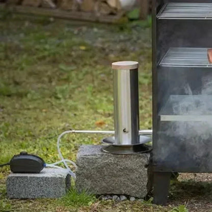 Cold and Hot Smoke Generator for BBQ Grills and Electric Pellet Smokers
