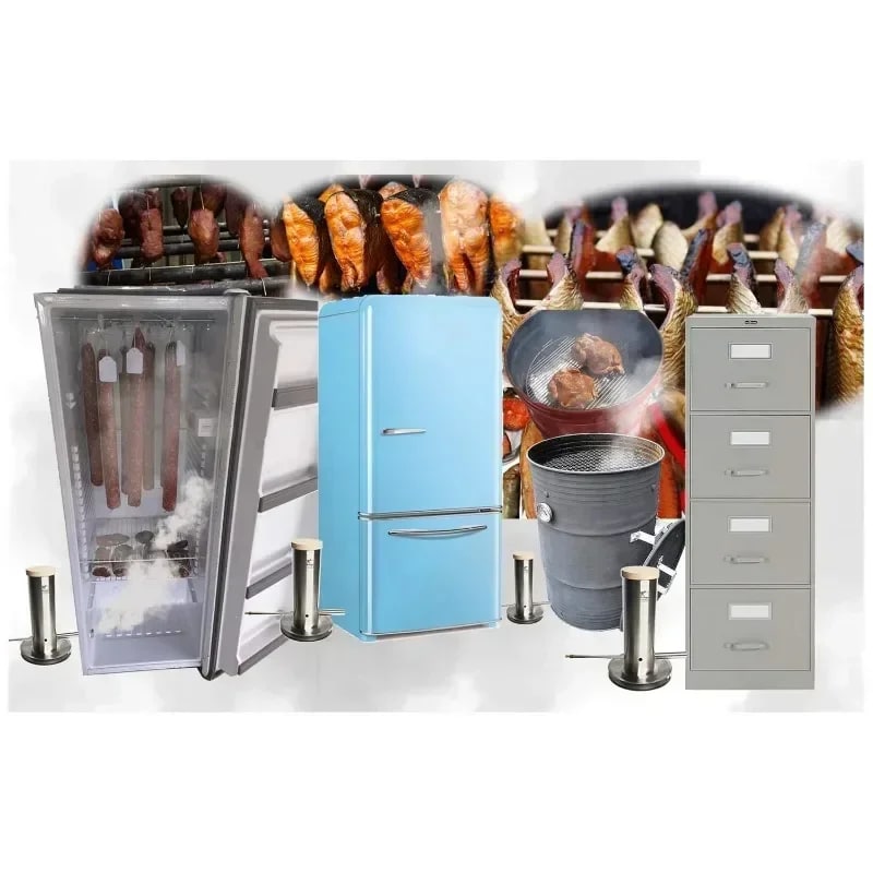 Cold and Hot Smoke Generator for BBQ Grills and Electric Pellet Smokers