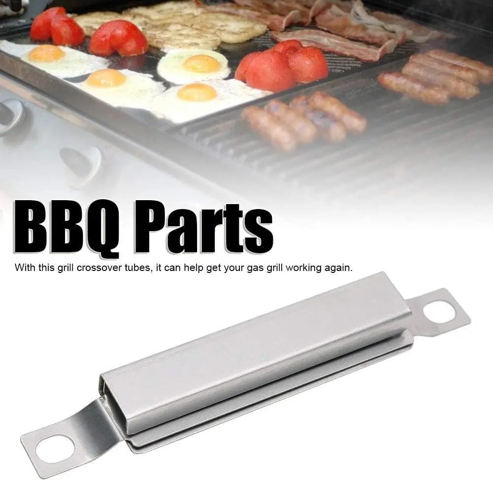 Gas BBQ Crossover Tubes, Adjustable 12.7-21.59cm Metal Replacement Set