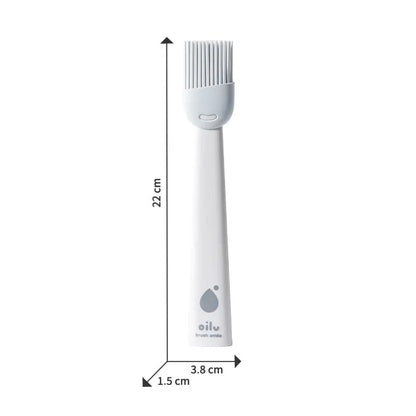 Silicone Basting Brush for BBQ, Grilling and Baking, 22cm - White