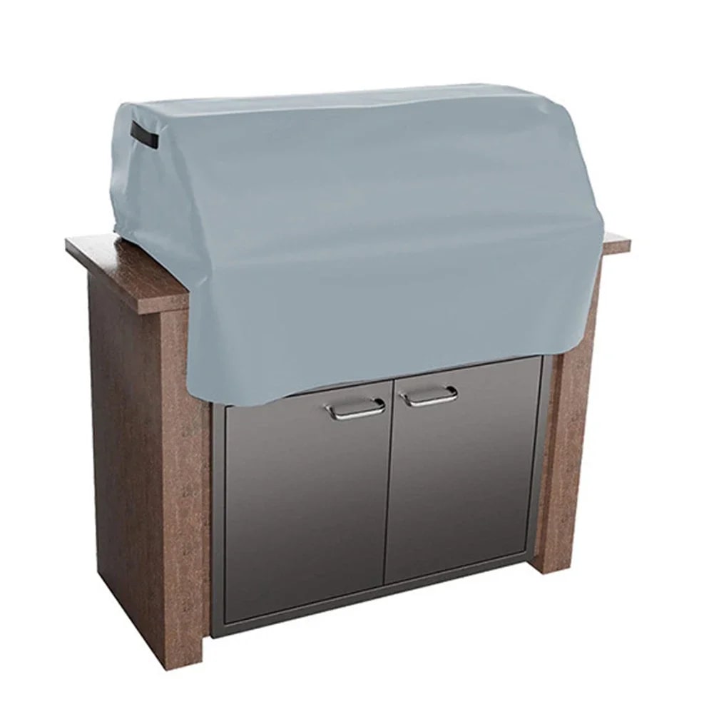 Waterproof 600D Grill Cover for Built-In BBQ, Grey, 94 x 68.5 x 61cm