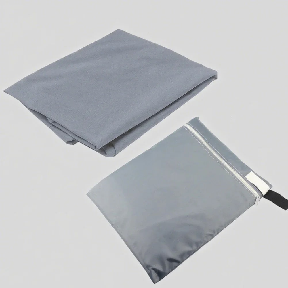 Waterproof 600D Grill Cover for Built-In BBQ, Grey, 94 x 68.5 x 61cm