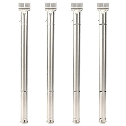 Replacement Gas BBQ Burner Assembly, Stainless Steel, Adjustable Options