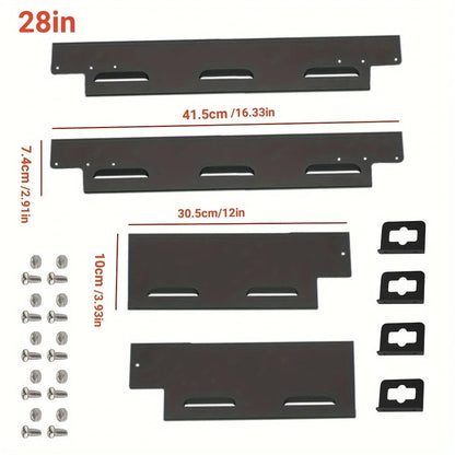 BBQ Griddle Wind Screen for Blackstone Tabletop Grills, Non-Stick, 17 to 36 Inch Options - 28 inches
