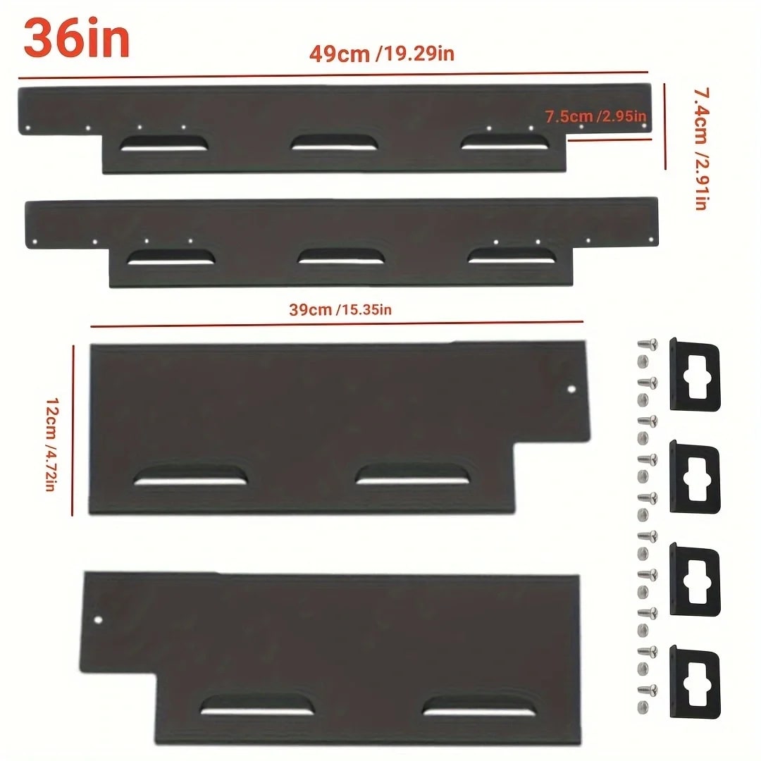 BBQ Griddle Wind Screen for Blackstone Tabletop Grills, Non-Stick, 17 to 36 Inch Options - 36 inches