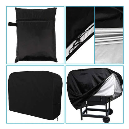 420D Oxford Fabric BBQ Grill Cover, Waterproof Outdoor Barbecue Cover, Multiple Sizes