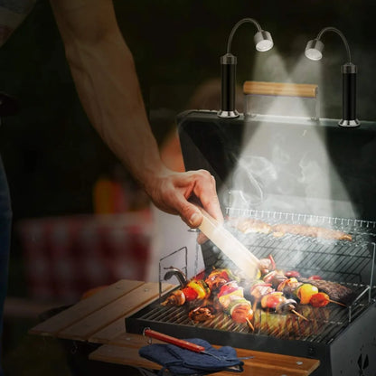 FEB.WIND Magnetic LED Barbecue Grill Light with Flexible Gooseneck