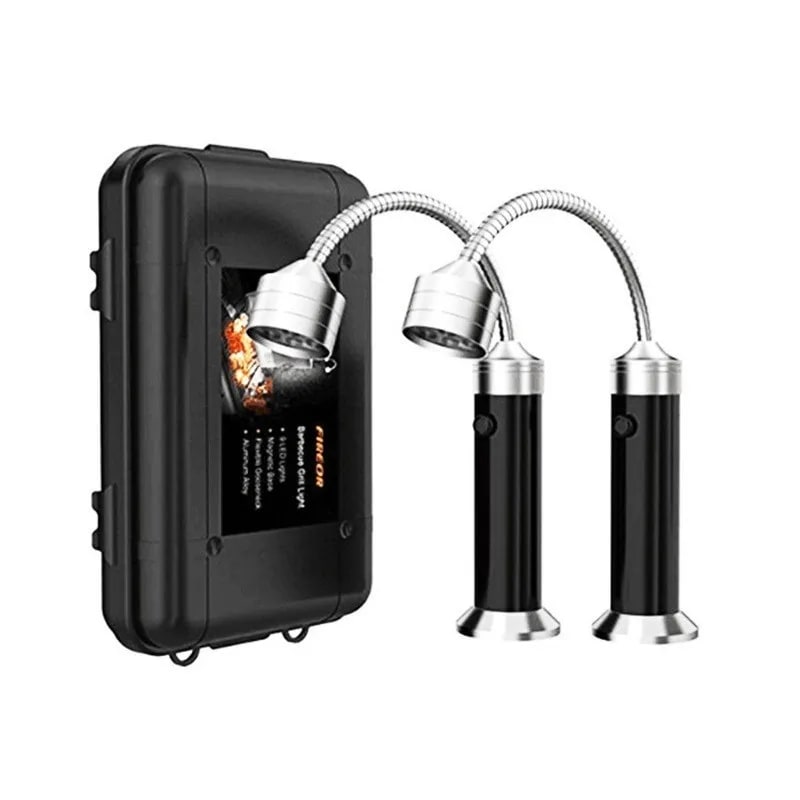 FEB.WIND Magnetic LED Barbecue Grill Light with Flexible Gooseneck - Gift box