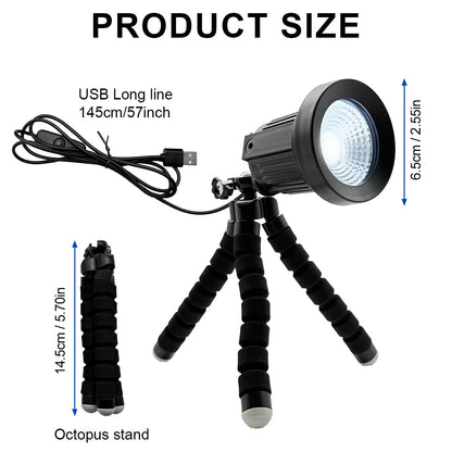USB BBQ LED Grill Light with Flexible Tripod and 145cm Cable