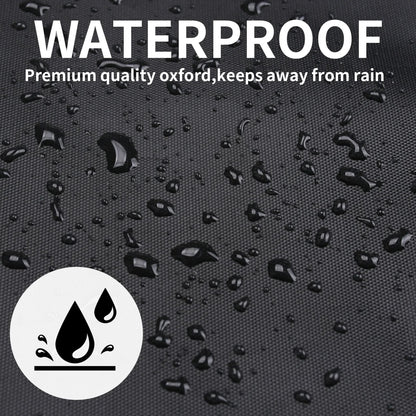 Outdoor BBQ Grill Cover, Waterproof Fabric, Large Gas or Charcoal Barbecue
