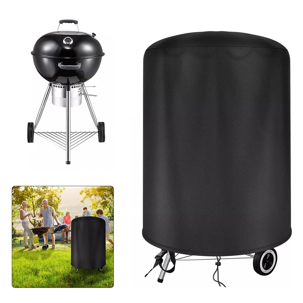 Kettle BBQ Cover, Black Oxford Cloth, 70 x 70cm