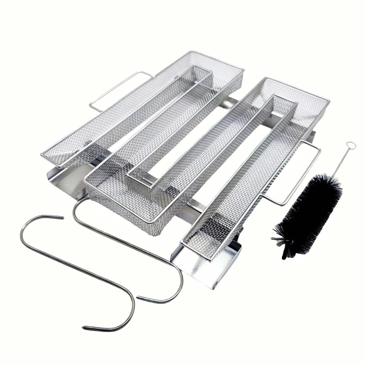 Stainless Steel Cold Smoke Generator for BBQ Grills and Smokers - MSet-D