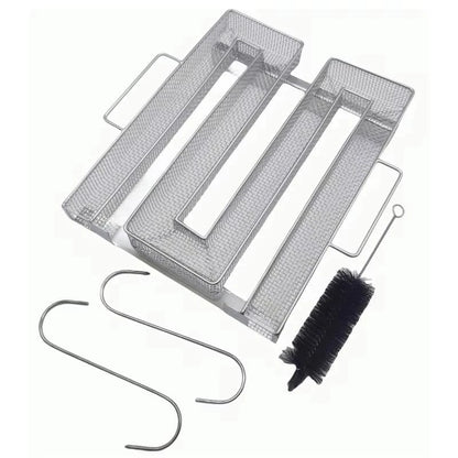 Stainless Steel Cold Smoke Generator for BBQ Grills and Smokers - MSet-B