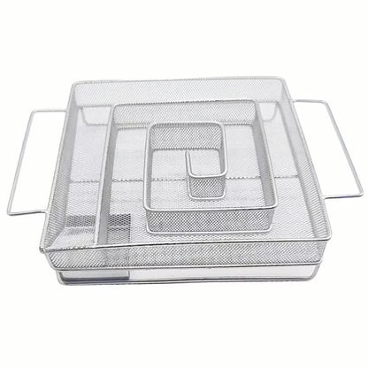 Stainless Steel Cold Smoke Generator for BBQ Grills and Smokers - Square-A