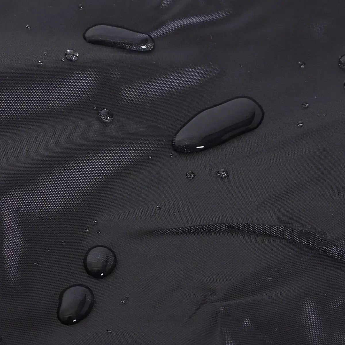 Round BBQ Grill Cover, Waterproof Outdoor Barbecue Cover, Black, 58 x 77cm or 71 x 73cm