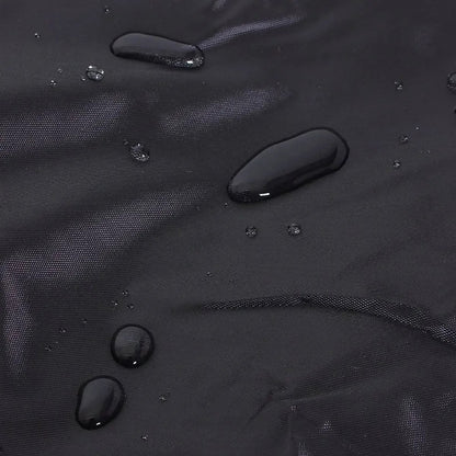 Round BBQ Grill Cover, Waterproof Outdoor Barbecue Cover, Black, 58 x 77cm or 71 x 73cm