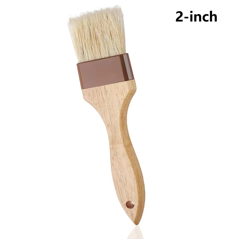 Wooden Basting Brush with Fine Bristles for BBQ, Baking and Pastry, FAIS DU - L